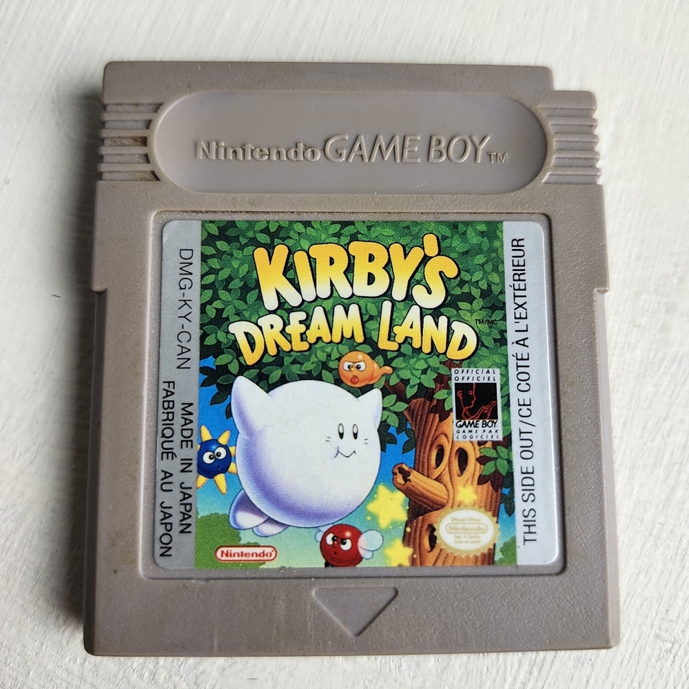 Vintage Nintendo "Kirbys Dream Land" Gameboy Game